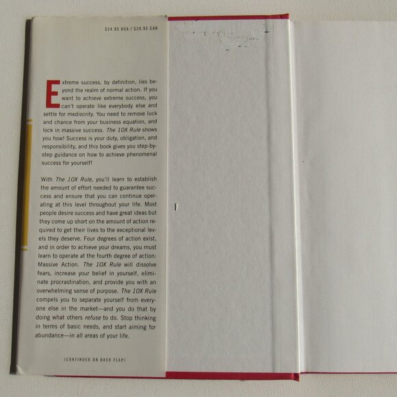 The 10X Rule: The Only Difference Between Success and Failure By Grant Cardone - Picture 7 of 12